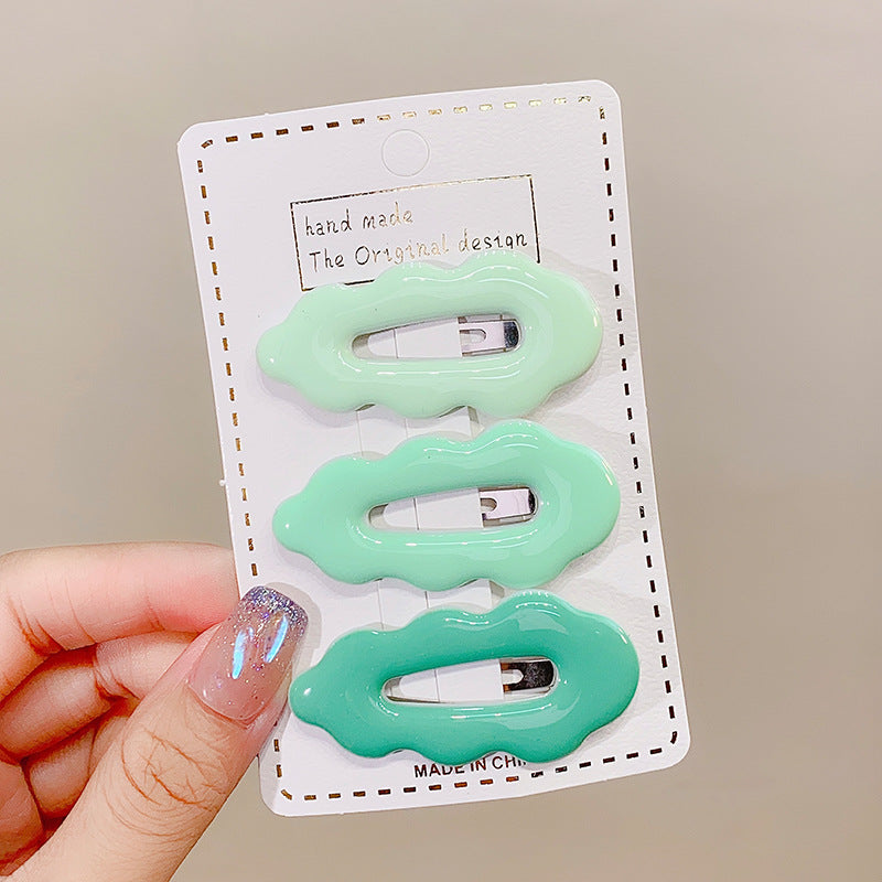 Hair Clip Side Bangs Hair Clip Heart BB Clip Kids Hairpin Head Accessory