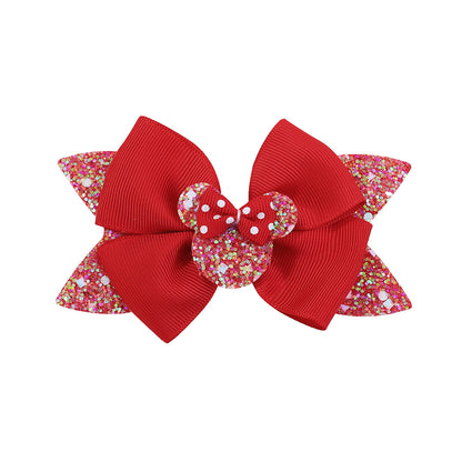Head Accessory Hair Accessory Cute Girl Hair Clip Bow Cartoon Hair Clip 2826