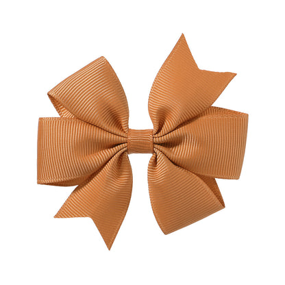 Handmade V Bow Hair Clip Hair Accessory Kids Head Accessory 564