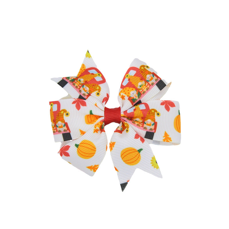 Kids Bow Hair Clip Cute Head Accessory