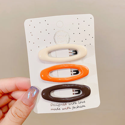 Hair Clip Side Bangs Hair Clip Heart BB Clip Kids Hairpin Head Accessory