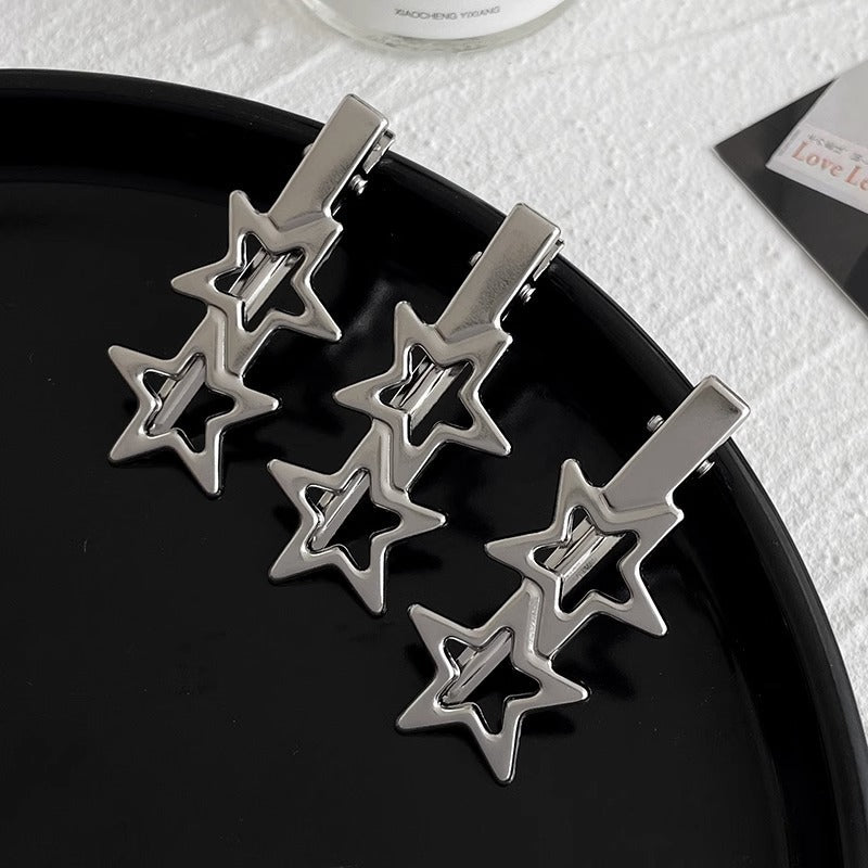 Bangs Clip Kids Flyaway Hair Head Accessory Cute Star