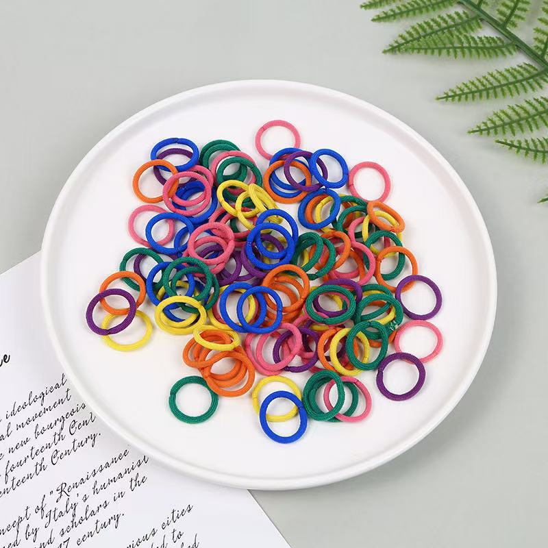 Colorful Elastic Band High Elasticity Gentle on Hair Hair Tie Kids Headband Small Elastic Band