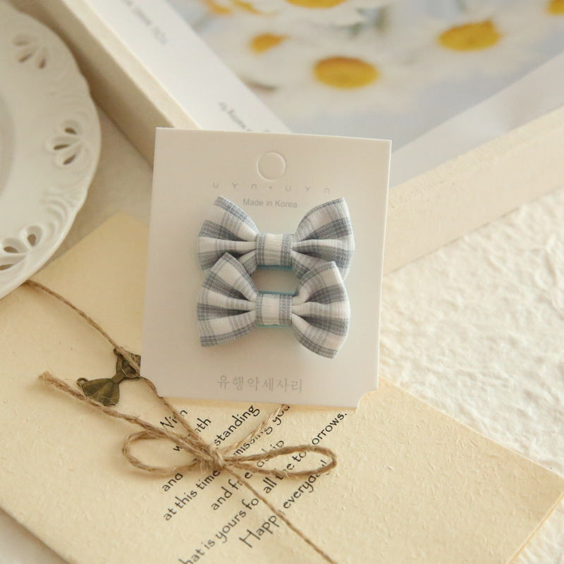 A172 Kids Head Accessory Hair Accessory INS Bow Hair Clip 1