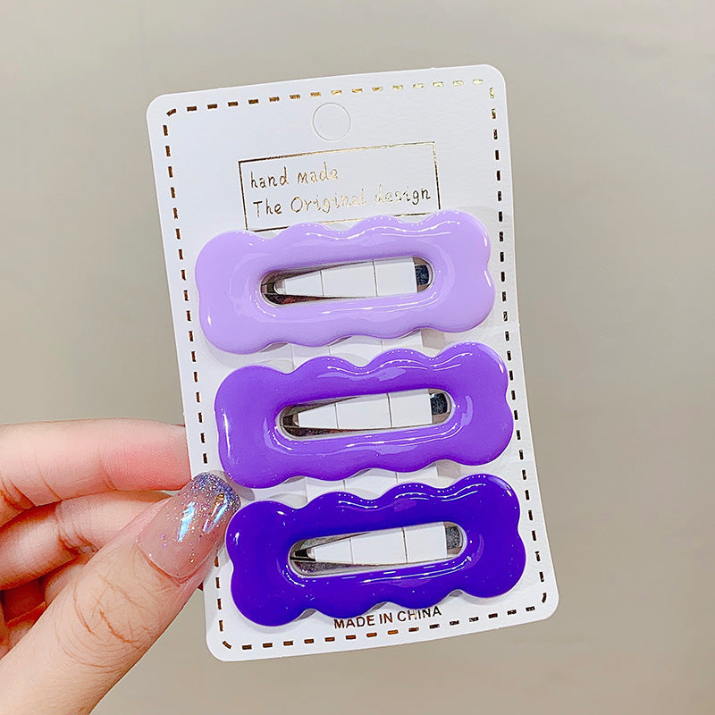 Hair Clip Side Bangs Hair Clip Heart BB Clip Kids Hairpin Head Accessory