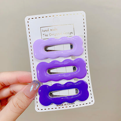 Hair Clip Side Bangs Hair Clip Heart BB Clip Kids Hairpin Head Accessory