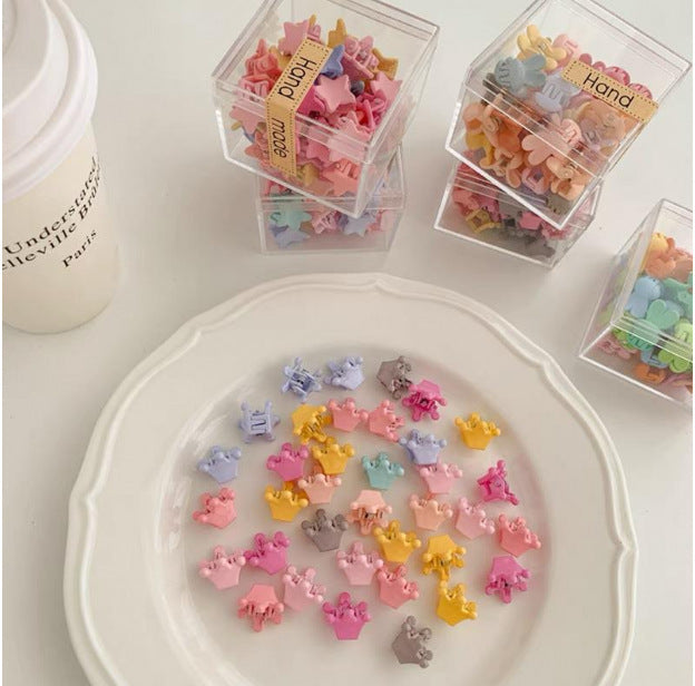 Baby Clip Girl Flyaway Hair Mini Hair Clip Head Accessory Kids Cute Hairpin Hair Clip