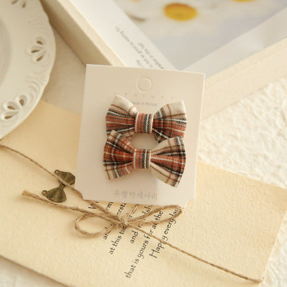 A172 Kids Head Accessory Hair Accessory INS Bow Hair Clip 1