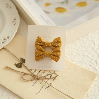 A172 Kids Head Accessory Hair Accessory INS Bow Hair Clip 1