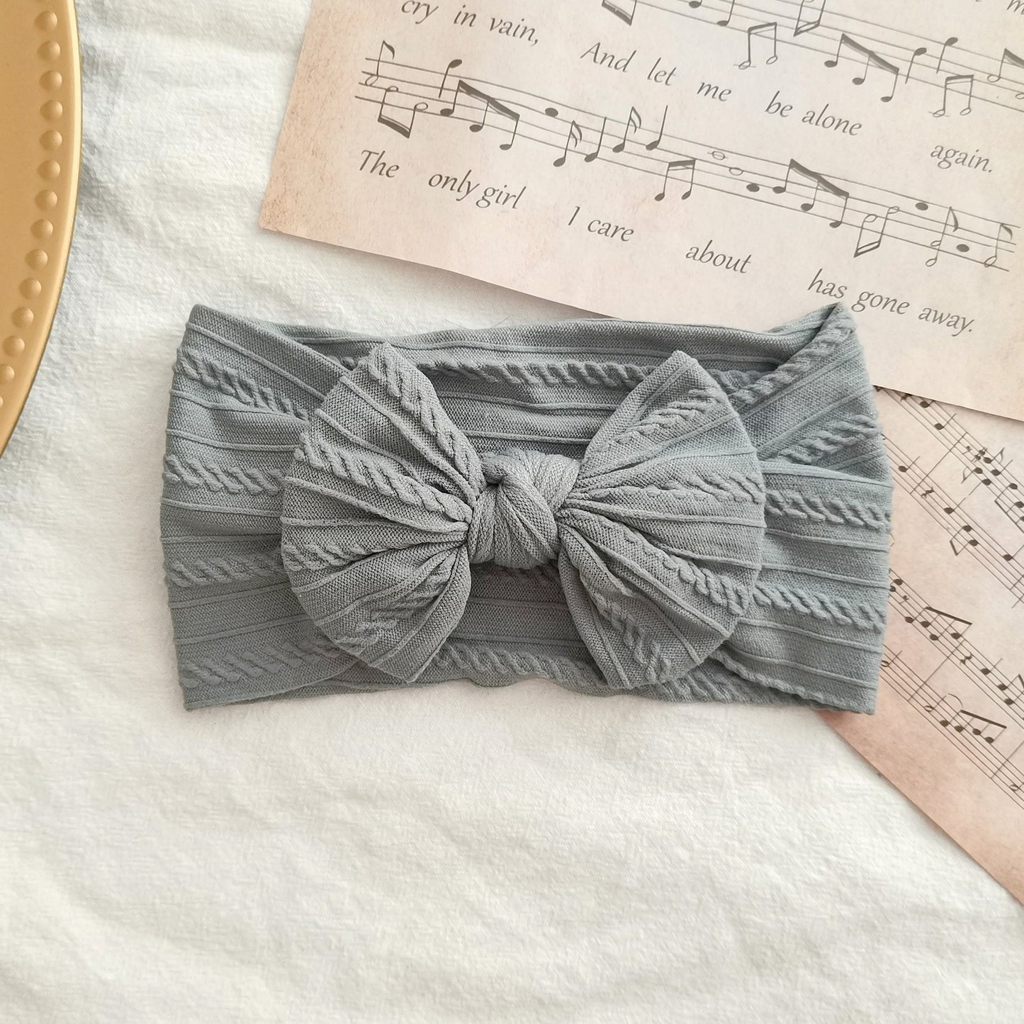 Elastic Nylon Hair Band Bow Baby Head Accessory Hair Accessory