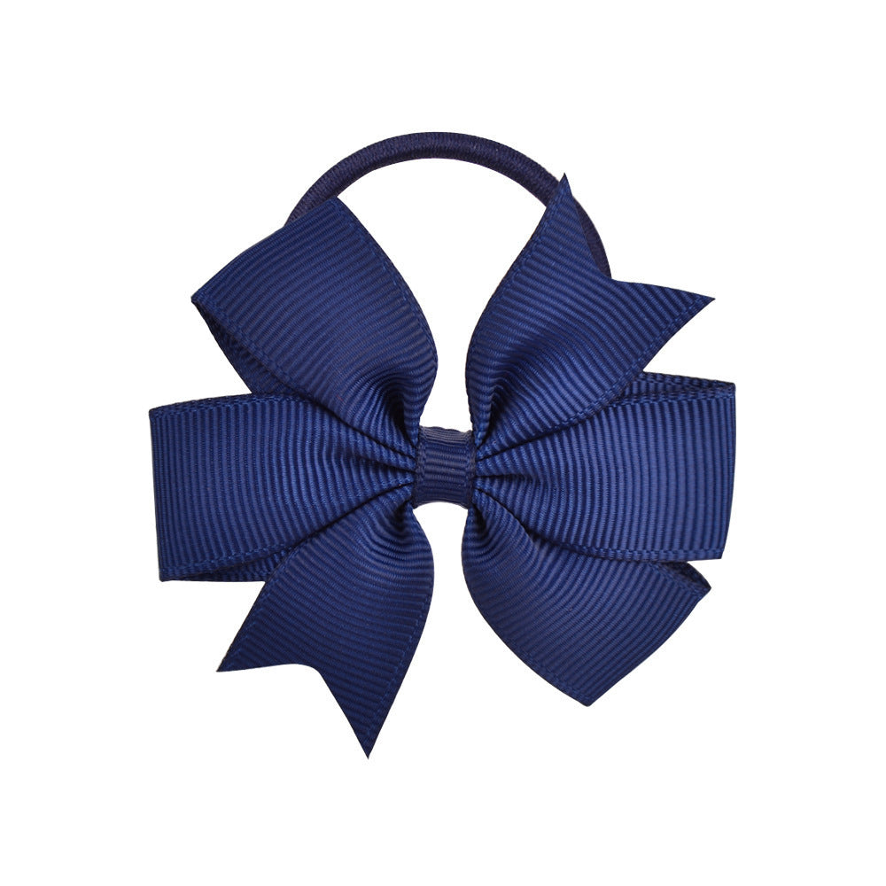 Handmade Multi-color Kids Hair Tie Bow Baby Head Accessory