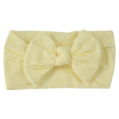 Handmade Kids Hair Band Nylon Baby Bow Invisible Headband