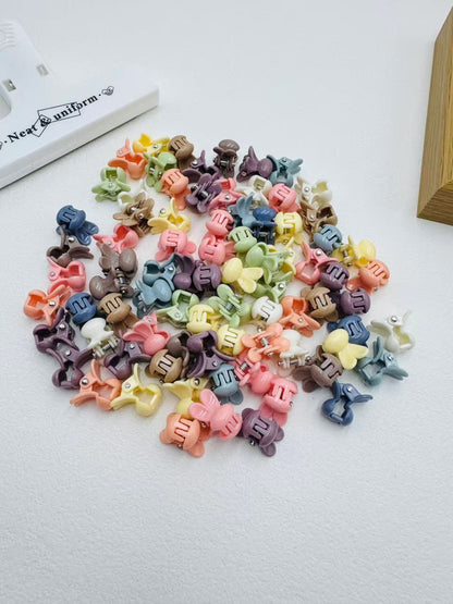 Colorful Kids Hairpin Clip Head Accessory Flyaway Hair Hair Clip Girl Bangs Braiding Mini Hair Clip Hair Accessory