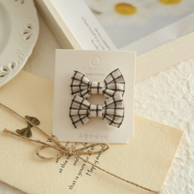 A172 Kids Head Accessory Hair Accessory INS Bow Hair Clip 1
