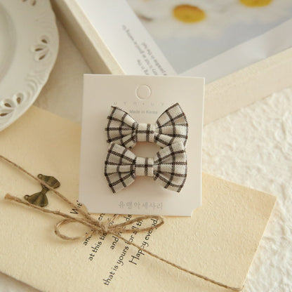 A172 Kids Head Accessory Hair Accessory INS Bow Hair Clip 1