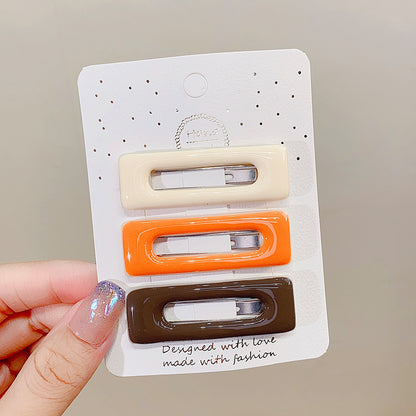 Hair Clip Side Bangs Hair Clip Heart BB Clip Kids Hairpin Head Accessory