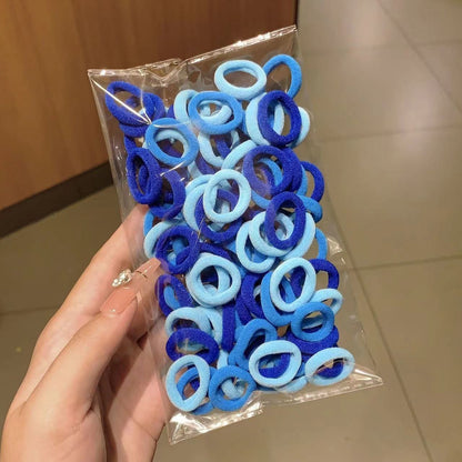 Hair Tie High Elasticity Kids Towel Ring Gentle on Hair Elastic Band Headband Hair Accessory 100