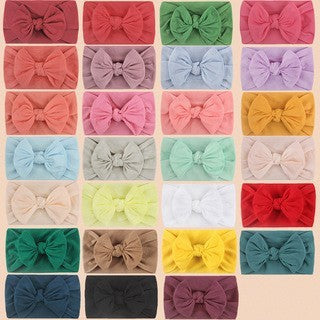 Baby Hair Accessory Nylon Bow Hair Band Kids Cute Hair Band ins
