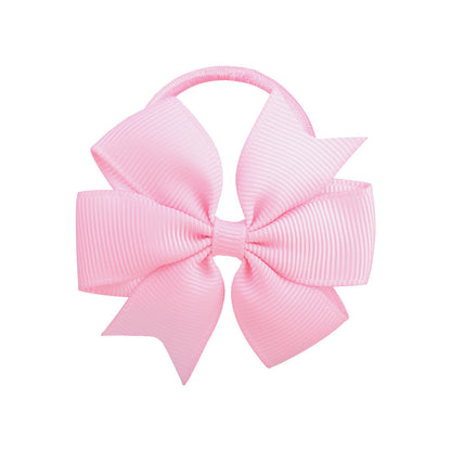 Handmade Multi-color Kids Hair Tie Bow Baby Head Accessory