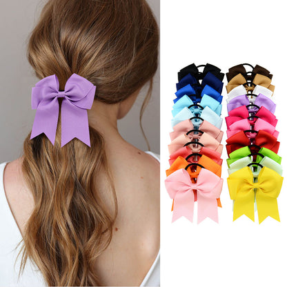 4.5 Bow Hair Tie Kids Head Accessory 637