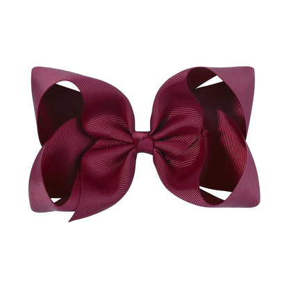 6 Kids Bow Hair Clip Head Accessory 588