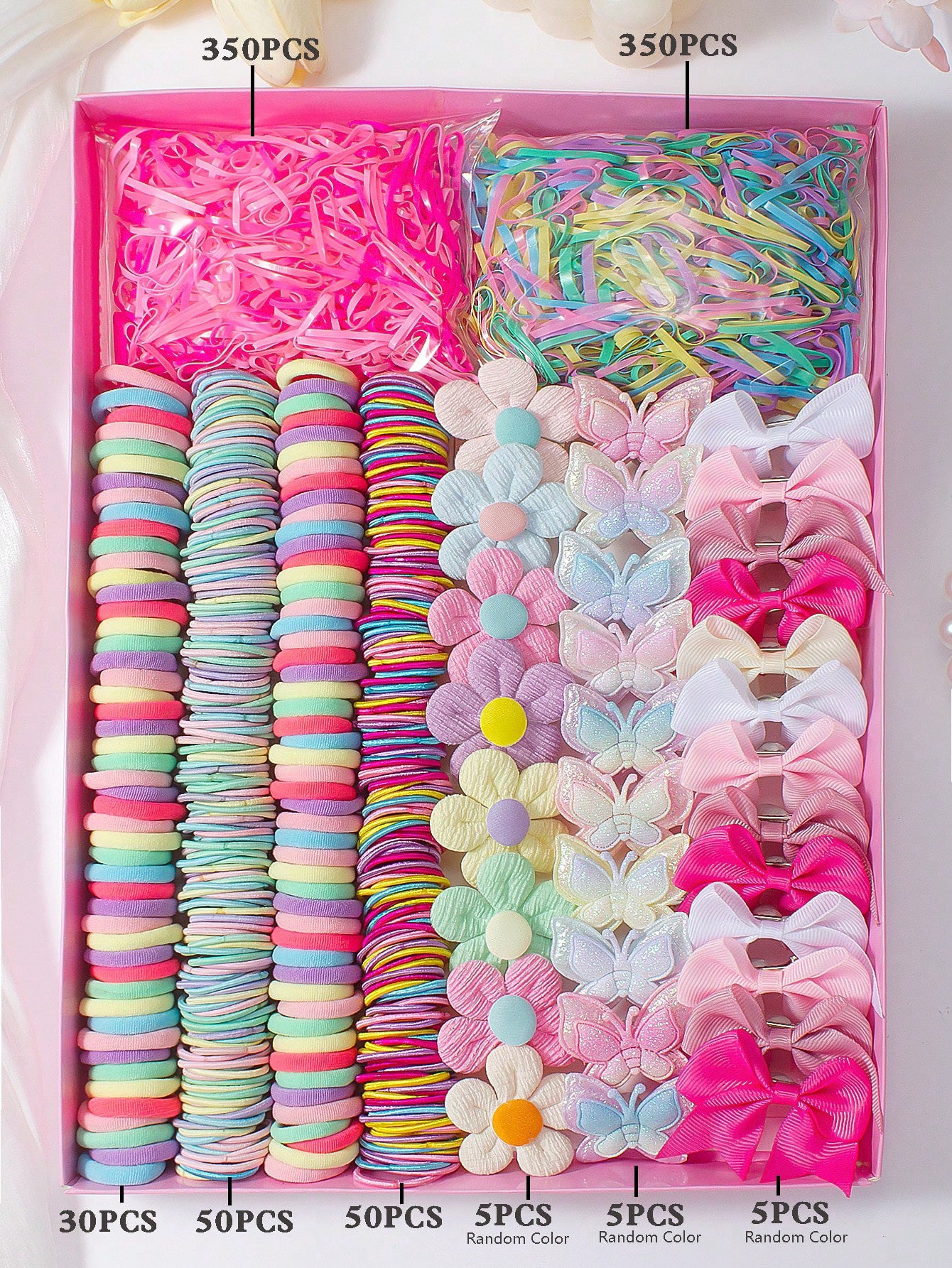 Kids Head Accessory Hair Clip Hairpin Set Hair Tie Girl Side Clip Hair Accessory Hair Tie