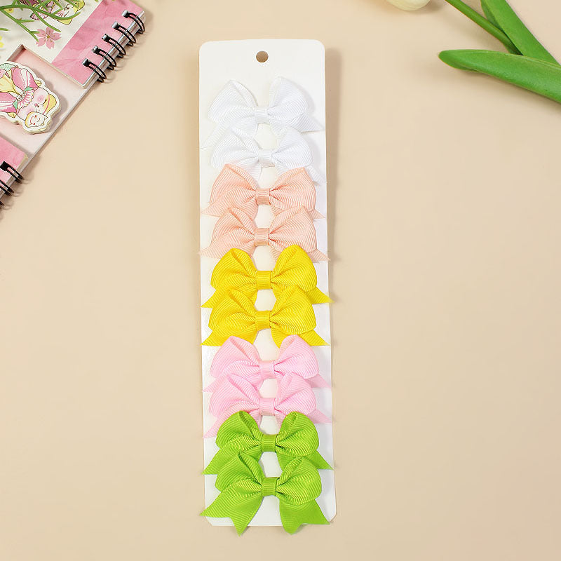 Baby Head Accessory Hairpin Hair Clip Hair Accessory Kids Bow BB Clip Hair Clip