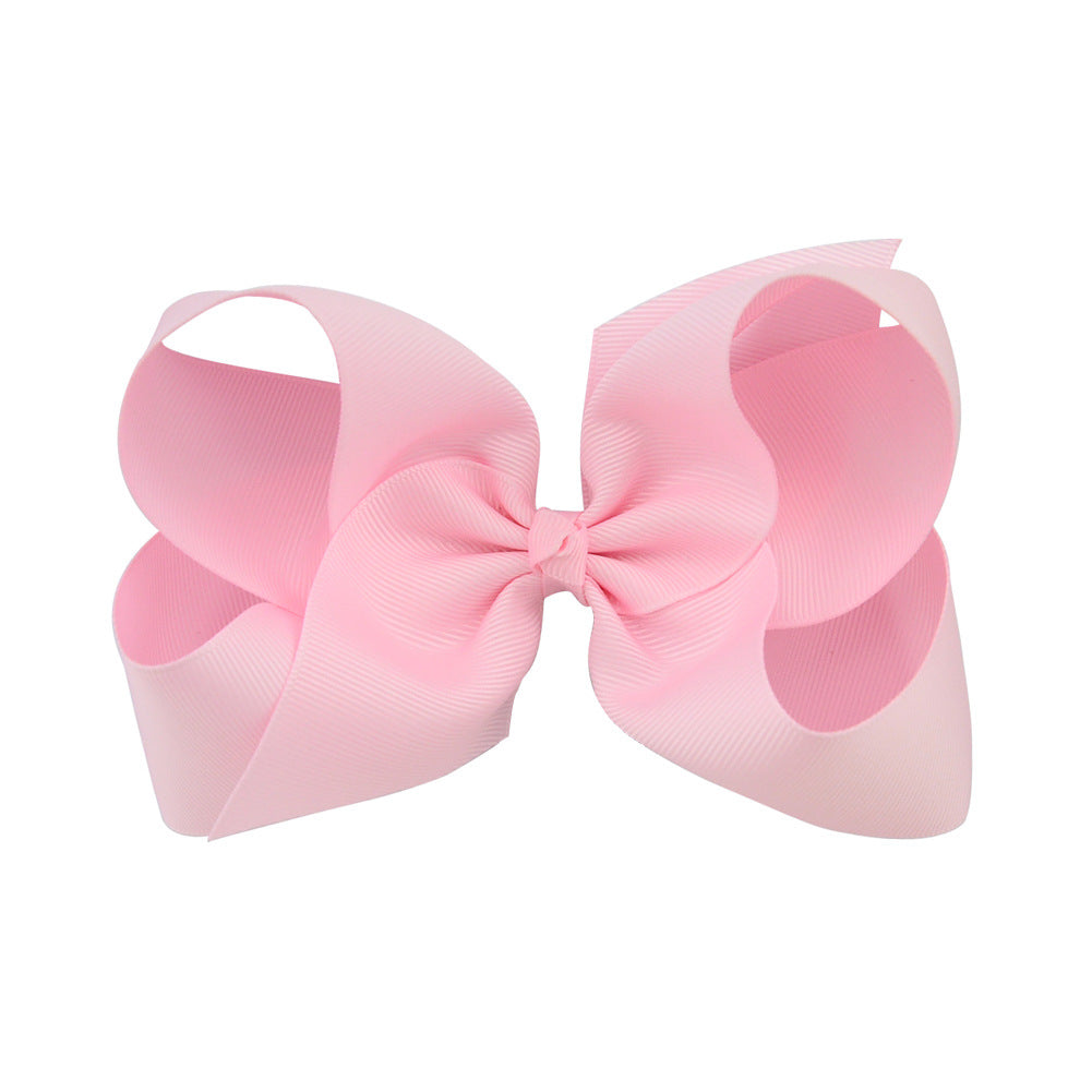 6 Kids Bow Hair Clip Head Accessory 588