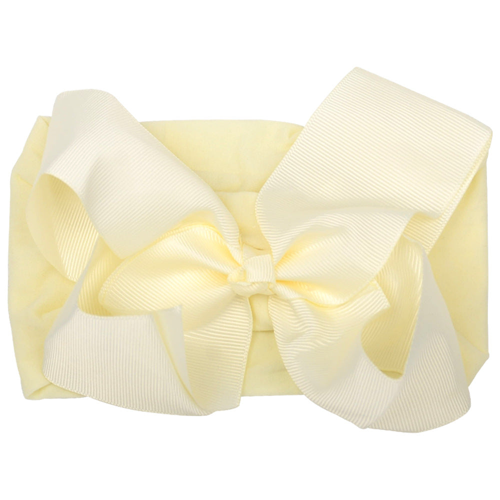 6inch Baby Elastic Hair Band Hair Accessory Minimalist Kids Bow Nylon Headband