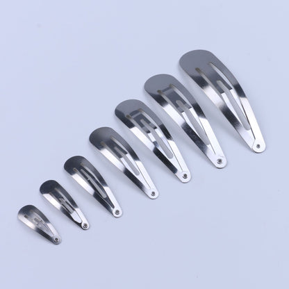 Black BB Clip Matte Teardrop Clip Metal Hair Clip Hair Accessory DIY Handmade Head Accessory Accessory