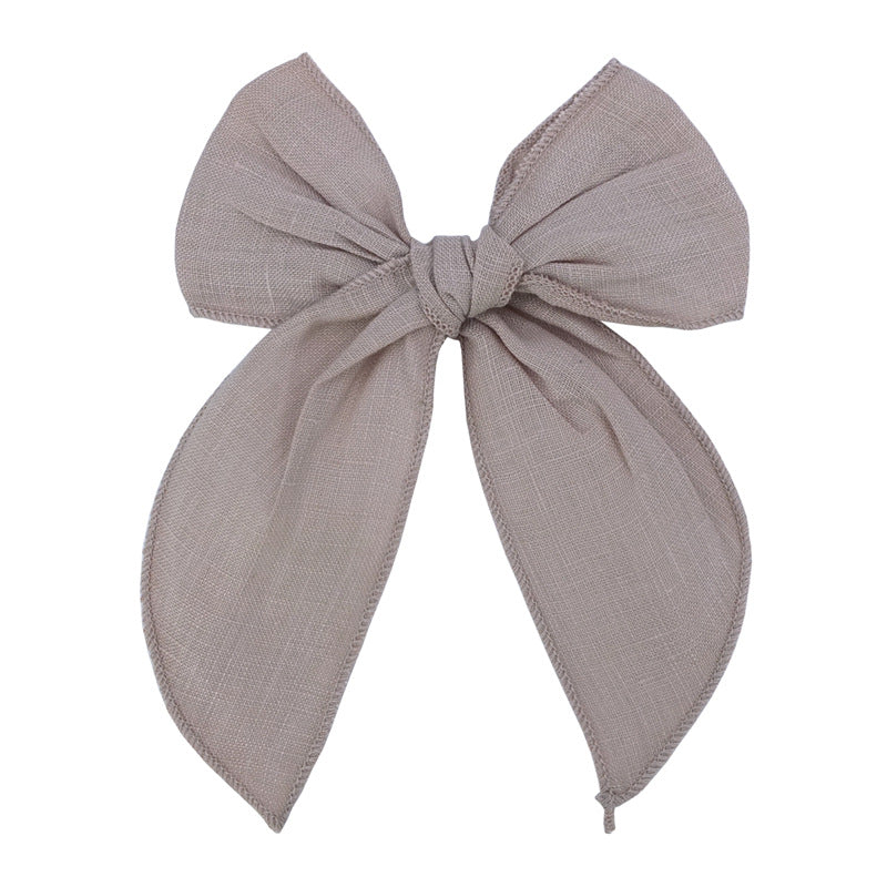 Bow Hair Clip Fabric Hairpin Hair Accessory