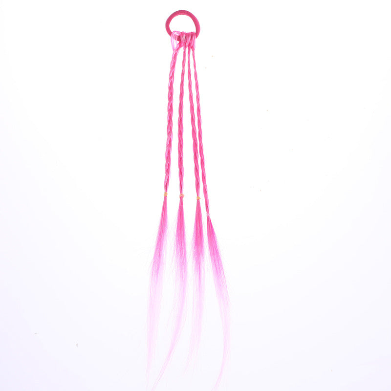 Kids Colorful Colorful Hair Band Rubber Colorful