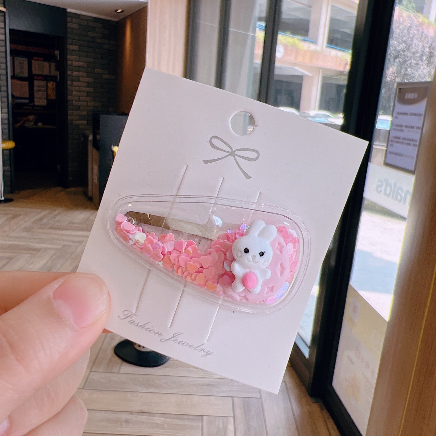 Colorful Transparent Kids Hair Clip Glitter Hairpin Cute Side Clip Girl Hair Accessory