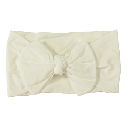 Handmade Kids Hair Band Nylon Baby Bow Invisible Headband