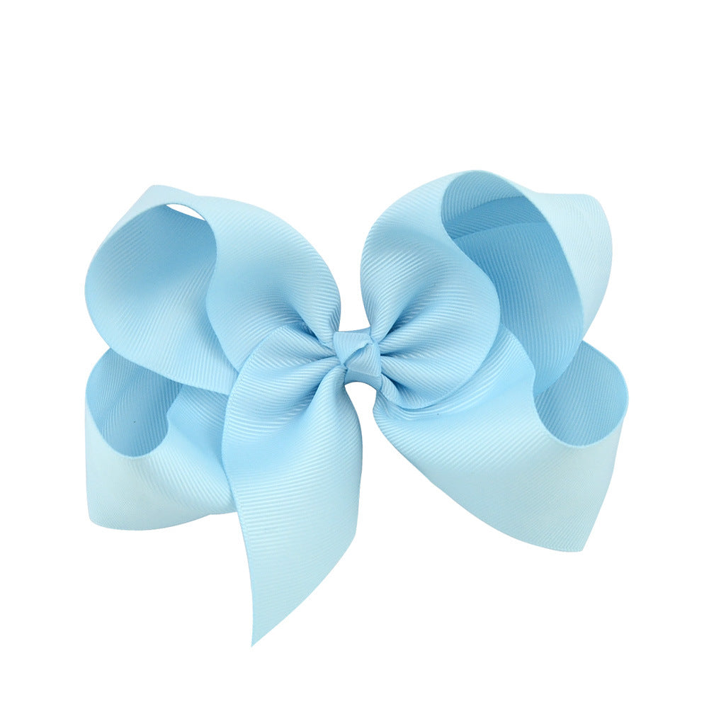 6 Kids Bow Hair Clip Head Accessory 588