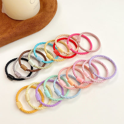 Colorful Kids Elastic Band Gentle on Hair Hair Tie High Elasticity Headband DIY Accessory
