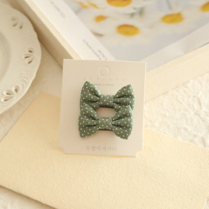A172 Kids Head Accessory Hair Accessory INS Bow Hair Clip 1