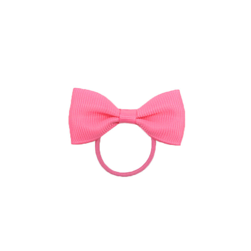 Kids 2 Bow Hair Tie Elastic Band Head Accessory Hair Tie Headband Hair Accessory