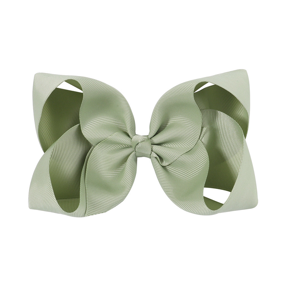 6 Kids Bow Hair Clip Head Accessory 588