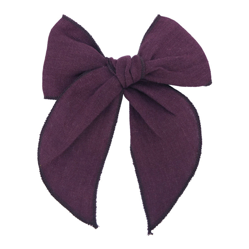 Bow Hair Clip Fabric Hairpin Hair Accessory