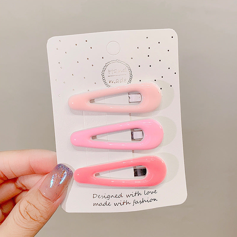 Hair Clip Side Bangs Hair Clip Heart BB Clip Kids Hairpin Head Accessory