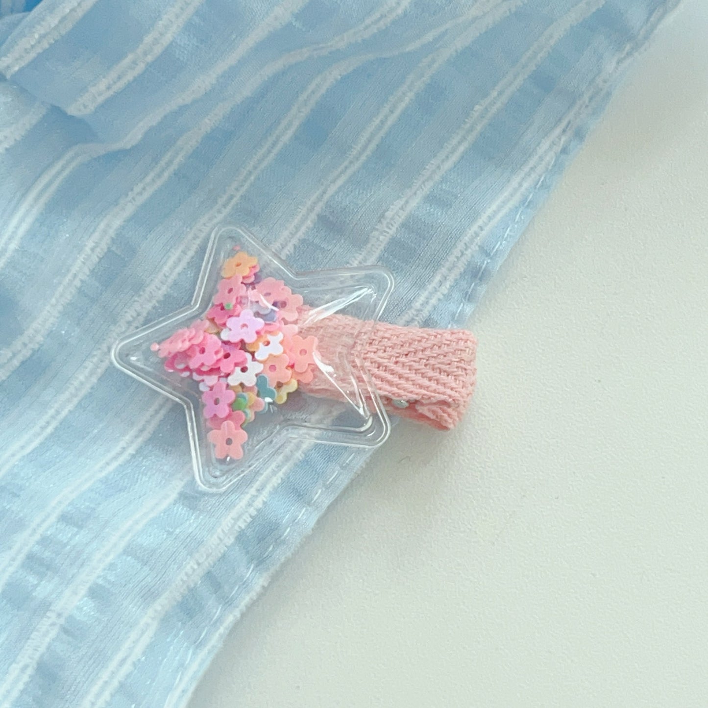 Colorful Transparent Kids Hair Clip Glitter Hairpin Cute Side Clip Girl Hair Accessory