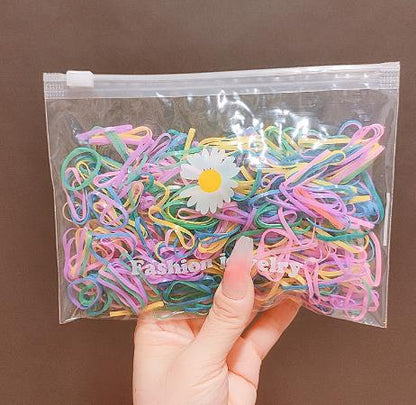 Elastic Band Kids Headband Black Hair Tie