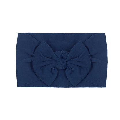 Handmade Kids Hair Band Nylon Baby Bow Invisible Headband