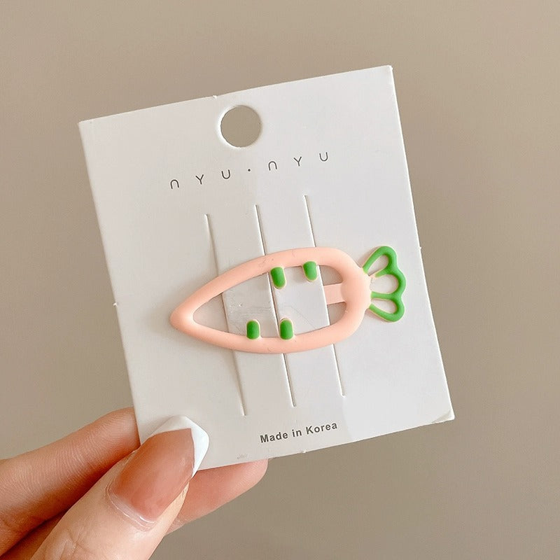 Bangs Clip Kids Flyaway Hair Head Accessory Cute Star