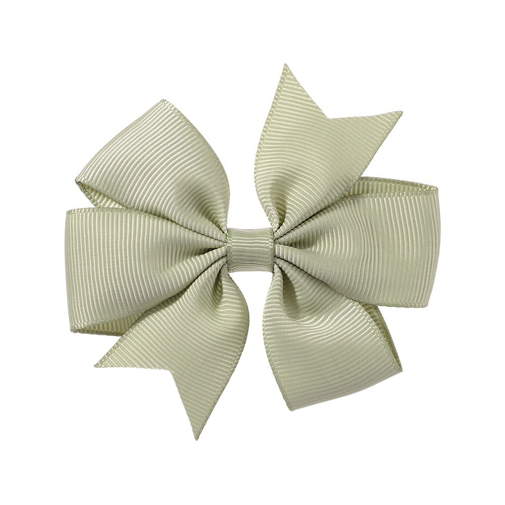 Handmade V Bow Hair Clip Hair Accessory Kids Head Accessory 564