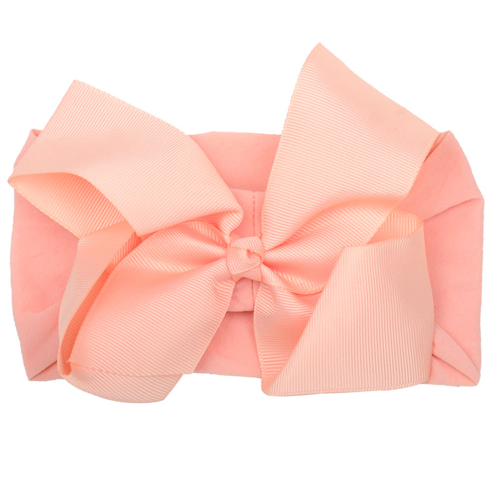 6inch Baby Elastic Hair Band Hair Accessory Minimalist Kids Bow Nylon Headband