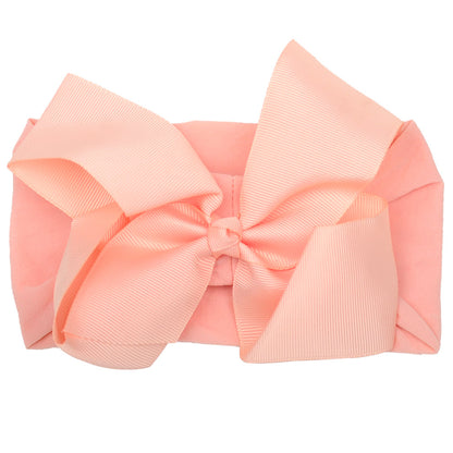 6inch Baby Elastic Hair Band Hair Accessory Minimalist Kids Bow Nylon Headband