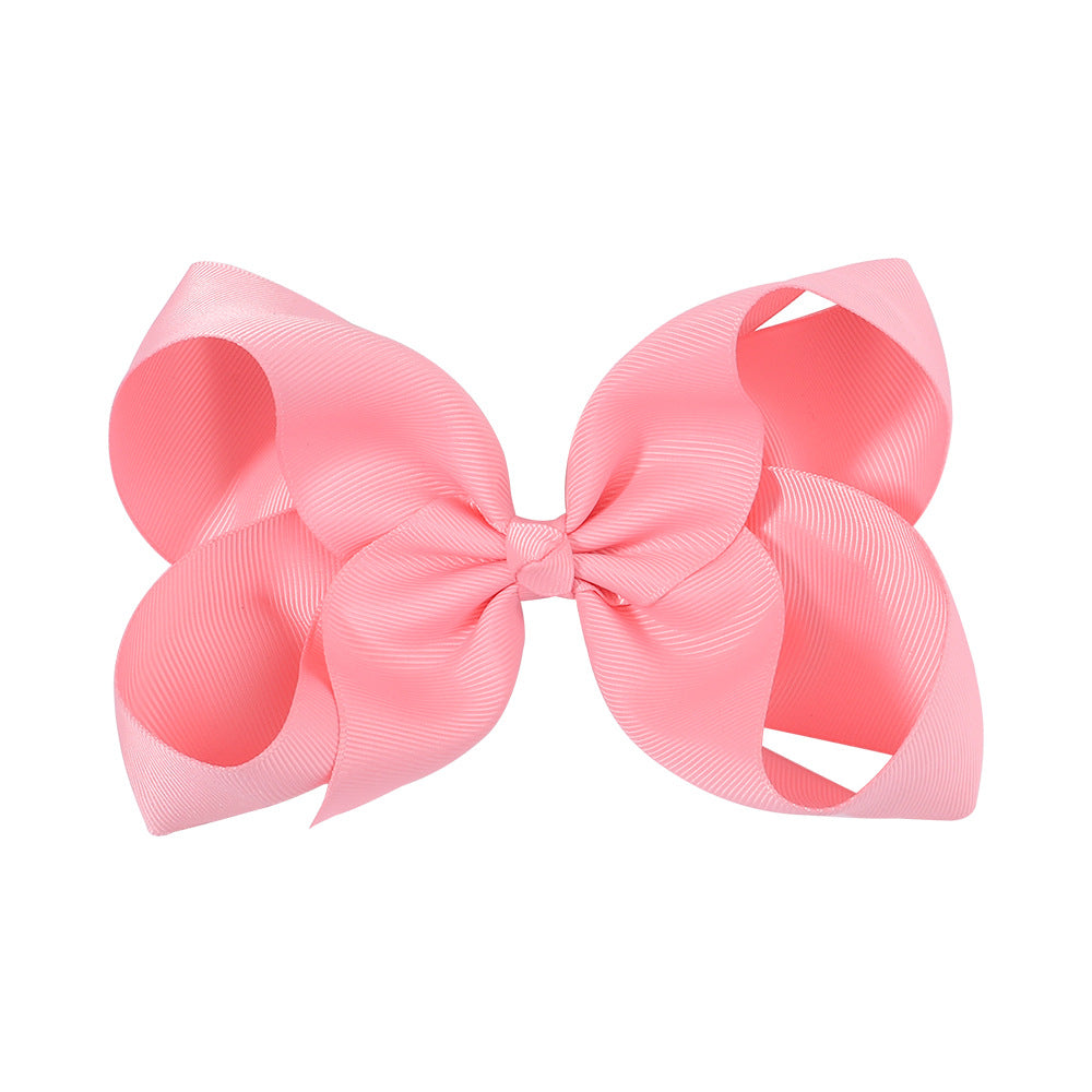 6 Kids Bow Hair Clip Head Accessory 588