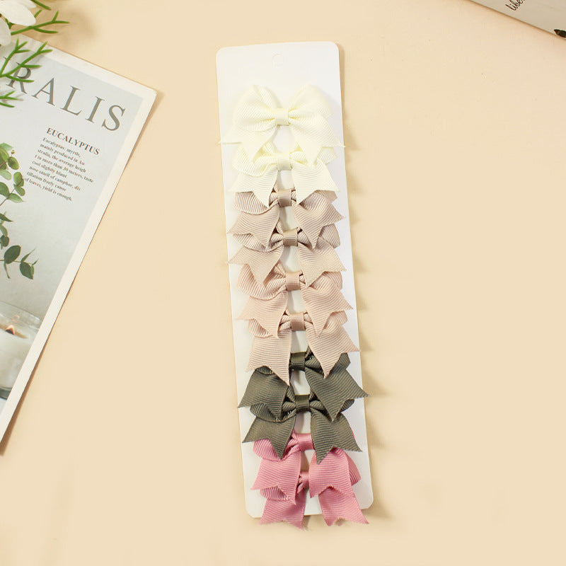 Baby Head Accessory Hairpin Hair Clip Hair Accessory Kids Bow BB Clip Hair Clip